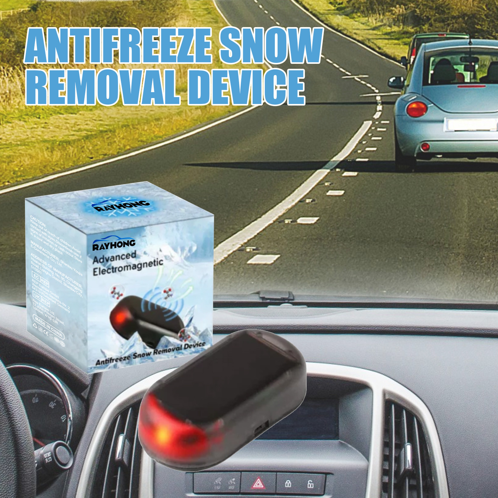 Zedker Advanced Electromagnetic And Snow Removal Device And Removes Icing  Instrument For Vehicles In Winter Clearance Under 5 